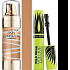 Max Factor Skin Luminizer Foundation Make-up 75 Golden 30 ml + Wild Mega Volume Mascara schwarz 11 ml