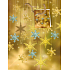 Nekupto Geschenk Papiertüte 23 x 18 x 10 cm Gold mit Flocken 1 Stück 409 01 BM