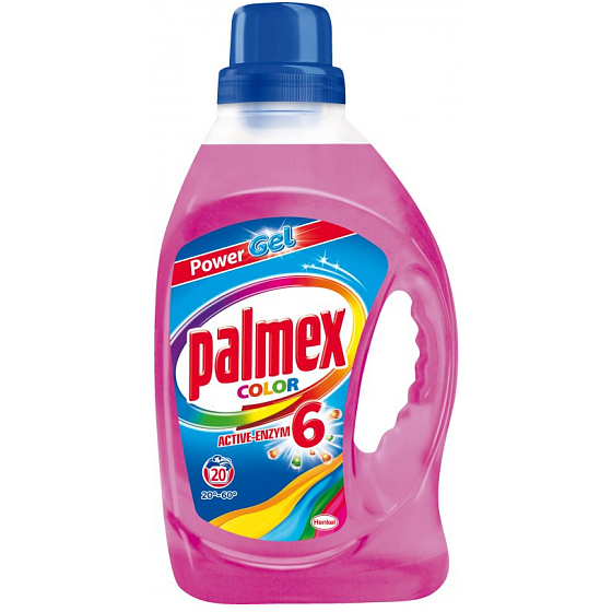 Palmex Active-Enzym 6 Farbflüssiges Waschgel für farbige Wäsche 20 Dosen 1 l