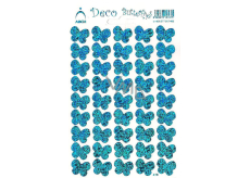 Arch Holographic dekorative Aufkleber Schmetterlinge blau