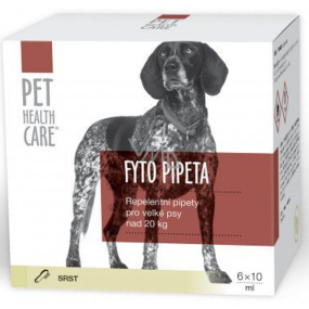 Pet Health Care Phytopipette Repellent Pipette für Hunde ab 20 kg 6 x 10 ml