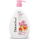Dermomed Frangipani & Weiße Pfirsich Duschgel Spender 1000 ml