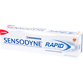 Sensodyne Rapid Relief Whitening schnelle Linderung, Zahnpasta, 75 ml Sensodyne Rapid Relief Whitening schnelle Linderung, Zahnpasta, 75 ml