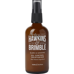 Hawkins & Brimble Men feuchtigkeitsspendende Hautcreme für fettige Haut mit einem zarten Duft von Elemi und Ginseng 100 ml