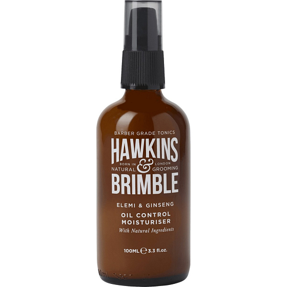 Hawkins & Brimble Men feuchtigkeitsspendende Hautcreme für fettige Haut mit einem zarten Duft von Elemi und Ginseng 100 ml