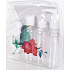Albi Original Reiseflaschenset 3 x 80 ml + 2 Tassen + Eisvogelbeutel - 15 cm x 15 cm x 4,5 cm