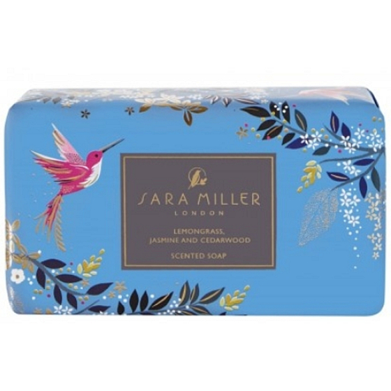 Heathcote & Ivory Blue Luxus dreimal fein gemahlene Toilettenseife 240 g