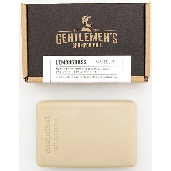 Castelbel Lemongrass 2in1 festes Shampoo für Haar und Körper für Männer 180 g