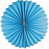 Laterne rund blau 25 cm