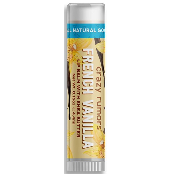 Crazy Rumors French Vanilla Lippenbalsam mit Vanillegeschmack 4,4 ml
