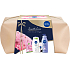 Nivea Smooth Care Körperlotion 400 ml + Duschgel 250 ml + Antitranspirant Roll-on 50 ml + Labello Lippenbalsam 5,5 ml + Etui, Kosmetikset für Damen