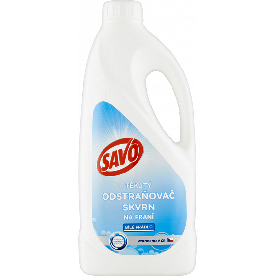 Savo Flüssiger Fleckenentferner für Wäsche weiß 900 ml