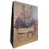 Nekupto Geschenk Kraftbeutel 27 x 28 x 10 cm Lila Blumen im Topf