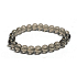 Quarz Smoke Armband elastisch Naturstein, Kugel 8 mm / 16-17 cm, die perfekte Heiler