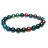 Heliotrop / Blutstein Armband elastischer Naturstein, Kugel 8 mm / 16 -17 cm, Stein des Mutes