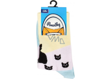 Albi Bunte Socken Universal Größe Katzen 1 Paar