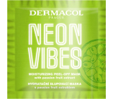 Dermacol Neon Vibes feuchtigkeitsspendende Peel-off-Maske mit Passionsfrucht-Extrakt 8 ml