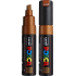 Posca Universal-Acrylmarker mit breiter, geschnittener Spitze 8 mm Bronze PC-8K