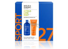 Baylis & Harding Limette und Minze Haarwäsche und Shampoo 300 ml + Duschgel 200 ml, Kosmetikset für Männer