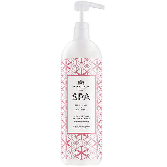 Kallos Spa Rosen-Extrakt Creme Duschgel 1000 ml Pumpe