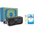 Versace Eau Fraiche Man Eau de Toilette 100 ml + Eau de Toilette Miniatur 10 ml + Kosmetiktasche, Geschenkset für Männer