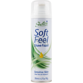 Shelley Soft Feel Rasierschaum für empfindliche Haut für Frauen 200 ml