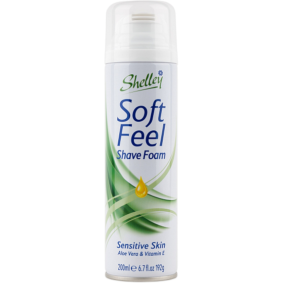 Shelley Soft Feel Rasierschaum für empfindliche Haut für Frauen 200 ml