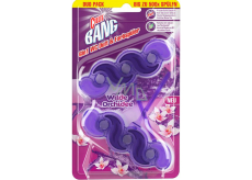 Cillit BANG Tuhý WC blok 6v1 Wild Orchidee, 2 ks