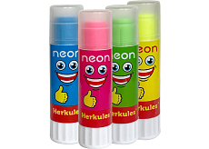 Herkules Neon-Klebestift, verschiedene Farben, 15 g