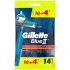 Gillette Blue II Plus Einwegrasierer für Männer Beutel 14 Stück