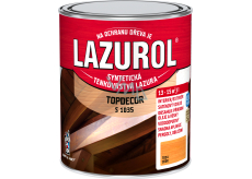 Lazurol Topdecor S1035 tenkovrstvá lazura na dřevo T024 cedr, 750 ml