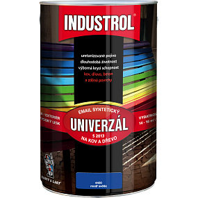 Industrol S2013 universell glänzende Deckfarbe für Metall und Holz, 4400 hellblau, 4 l