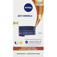 Nivea Anti-Wrinkle Contouring 65+ Tages- und Nachtcreme zur Verbesserung der Konturen, 2 × 50 ml
