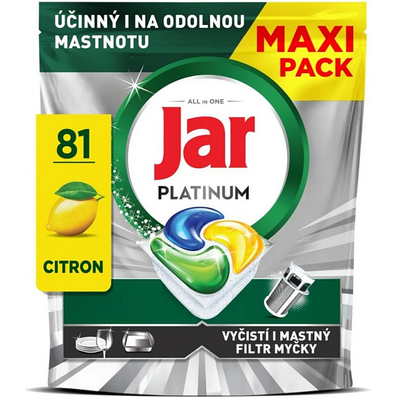 Jar Platinum Tabletten für die Spülmaschine, 81 Stück