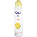 Dove Go Fresh Peeling Grep & Lemon Grass Antitranspirant Deodorant Spray für Frauen 150 ml
