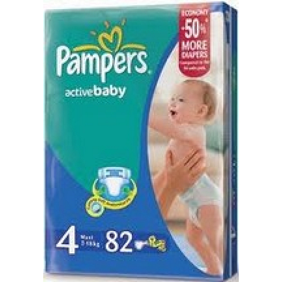 Pampers Active Baby 4 Maxi 7-18 kg Windelhöschen 82 Stück