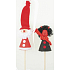 Teufel und Nikolaus Puzzle 30 cm