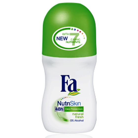 Fa NutriSkin Natural Fresh Senses Roll-On-Ball-Deodorant für Frauen 50 ml