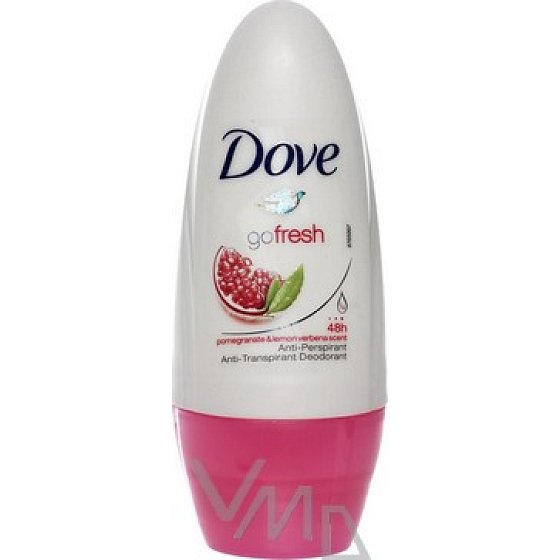 Dove Go Fresh Revive Granatapfel & Eisenkraut Ball Antitranspirant Deodorant Roll-On für Frauen 50 ml