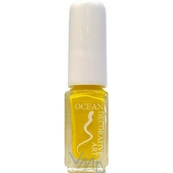 Ocean Decorative Art dekorieren Nagellack Schatten 19 gelb 5 ml