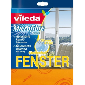 Vileda Microfibre Plus Fenster Mikrotuch für Fenster 36 x 32 cm 1 Stück