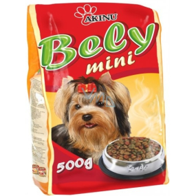 Akinu Bely Mini komplettes Trockenfutter für Hunde kleiner Rassen 500 g