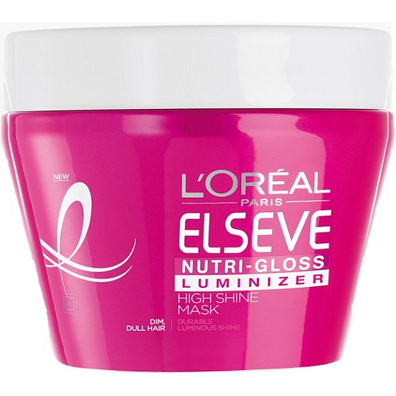 Loreal Elseve Nutri Gloss Luminizer Haarmaske für schillernden Glanz 300 ml
