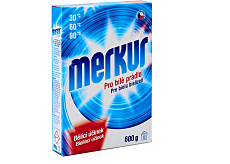 Merkur weiße Kraft Waschmittel für Weißes, 600 g