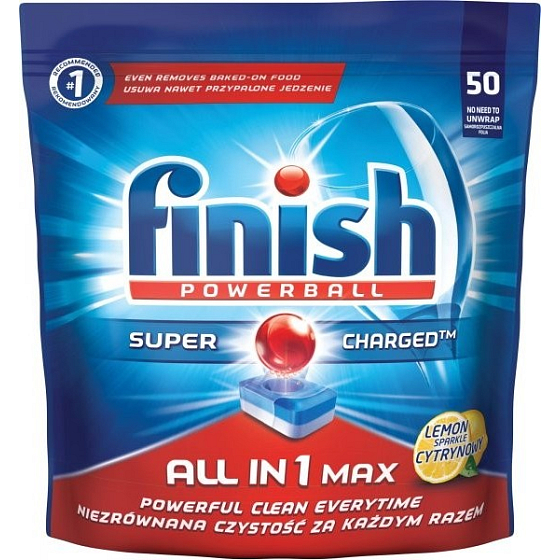 Fertig All in 1 Max Lemon Geschirrspülertabletten 50 Stück