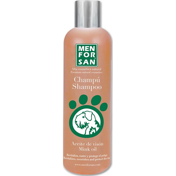 MenForSan Nerzöl natürliches Schutzshampoo für Hunde 300 ml