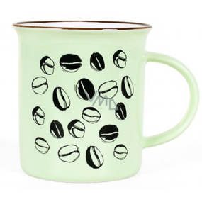 Albi Keramikdose Kaffeegrün 320 ml