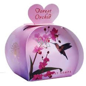 Englische Seife Forest Orchid natürliche parfümierte Seife mit Sheabutter 3 x 20 g