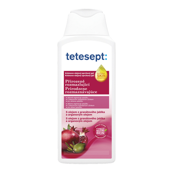 Tetesept Verwöhnt natürlich cremiges Öl-Duschgel 250 ml