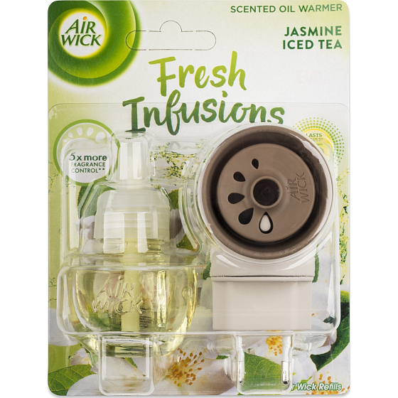Air Wick Fresh Infusions Jasmin-Eistee - Der Duft von elektrischem Lufterfrischer aus Jasmin-Eistee mit 19 ml